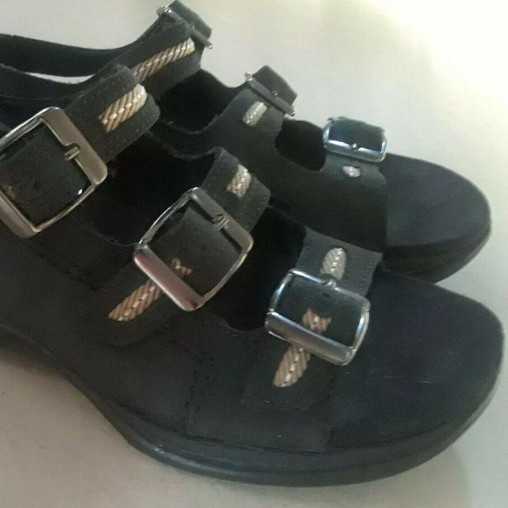 Clarks Springers Sandals Womens Size 6 Black